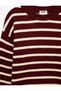 Long Sleeve Crew Neck Striped Sweater - 7