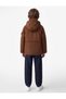 Long Sleeve Hooded Zipper Coat with Pockets - 4