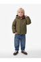 Long Sleeve Hooded Coat with Pockets and Zipper