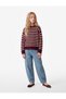 Long Sleeve Crew Neck Striped Sweater