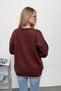 Women's V-Neck Button Detailed Knitwear Sweater Claret Red - 27K 2648 - 5