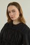 Modal Gathered Lace-Up Blouse - 5