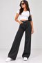 Women's Lycra Stretchy Front-Seamed Wide-Leg Pants Cty-Çtn-3679