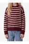 Long Sleeve Crew Neck Striped Sweater - 2