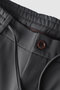 Green Lace-Up Relaxed Fit Men's Trousers - 3