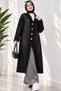 Openwork Long Knitwear Women's Cardigan