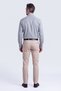 Gray Herringbone Patterned Long Sleeve Men's Shirt - 2