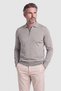 Mink Polo Collar Zippered Men's Knitwear