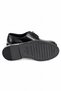 Black 100% Leather Lace-Up Flat Toe Men's Classic Shoes - 4