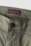 Green Slim Corduroy Men's Trousers - 3
