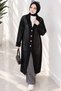 Openwork Long Knitwear Women's Cardigan - 4
