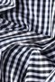 Black Checkered Button-Down Collar Long Sleeve Men's Shirt - 3