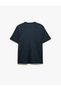 Regular Fit Short-Sleeved Crew Neck Cotton Printed T-Shirt - 2