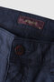 Navy Blue Slim Corduroy Men's Trousers - 3