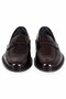 Burgundy 100% Leather Classic Men's Loafer Shoes - 2