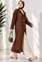 Openwork Long Knitwear Women's Cardigan - 2