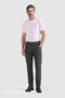 Khaki Textured 5-Pocket Men's Trousers - 5