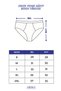 Men's Cotton Underpants Plain White Elastic Waistband 3-Pack Comfortable Cut Basic Clothing Classic Slip - 6