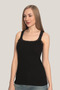 Special Series Women's Lace Strap Undershirt Black 3-Pack Advantageous Daily Wear Underwear - 2