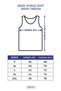 Special Series Men's Cotton Sportsman Rambo Singlet Gray 3-Pack Textile Style Top - 5