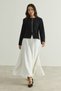 Multi-Button Textured Knitted Cardigan - 2