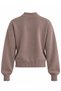 Beige Double V-Neck Knit Sweater - 2Y251206 - 2