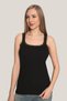 Special Series Women's Lace Strap Undershirt Black 3-Pack Advantageous Daily Wear Underwear - 4