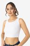 Premium Women's Cotton Camisole Halter Neck Crop 3-Pack Casual Style Home Wear Sport Style - 5