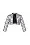 Manifest Costume - Leather Jacket - Shorts - Crop T-Shirt - Face Stone Set of 4 Birthday Party Wedding Girl's Jacket - 5