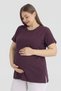 Delux Series Cotton Short Sleeve Maternity T-Shirt 3-Pack Gift Top for Baby Expecting Mothers and Future Moms - 2
