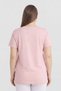 Special Edition Cotton Lycra Pink Short Sleeve Maternity T-Shirt Basic Piece Comfortable Blouse Classic Cut - 3