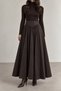 Corsage Gathered Skirt