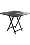Folding dining table small square table simple rectangular study table for small apartment home outd