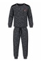 Soft Anthracite Winter Boys' Pajama Set - 3