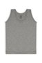 Delux Series Boys' Gray Undershirt 3-Pack 100% Cotton Combed Cotton Summer Wear Sleeveless Textile - 3