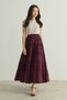 Gathered Layered Voile Skirt