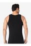 Premium Men's Non-Marking Seamless Undershirt Black 2-Pack Gift Father's Day Activity - 5