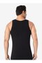 Premium Men's Black Seamless Undershirt 100% Cotton 6 Pack Workwear Soft Texture T-Shirt Inside - 5