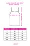 Special Series Women's Cotton Lycra String Strap Undershirt White 3-Pack Basic Clothing Fit Mold Lightweight Laundry - 6