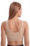 Women's Gathering Padded Bustier with Thick Straps, Flexible Skin-Friendly 3-Pack, Neat, Daily, Smooth - 6