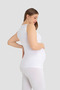 Maternity Undershirt Thick Straps Cotton Lycra Flexible 3-Piece Comfortable Clothing Combination Piece Casual Use - 5