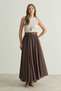 Godeli Lined Cotton Voile Skirt - 4