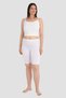 Premium Women's Above Knee Short Leggings White Cotton Lycra Clothing Casual Active - 6