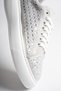 Women's Gray Stone Light Sole Lace-Up Casual Stylish Sneaker Sports Shoes - 7