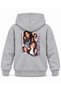 Katseye Zippered Daily Character Printed Children's Hooded Sweatshirt