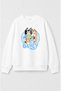 Bluey Printed 3 Thread Crew Neck Sweatshirt