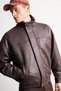 Oversized Scarf Collar Zippered Coat I1021Ax26Wn