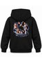 Katseye Crystal Flower Portrait Printed Children's Hooded Sweatshirt