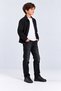 Boy's Patterned Jeans Straight Leg Jean Ak140493