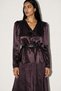 Bitter-Brown Belt Detailed Long Dress - 3